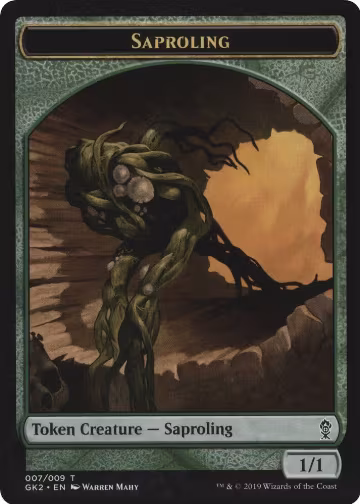 Saproling // Wurm Double-Sided Token (7 // 8), Ravnica Allegiance: Guild Kits — Magic card price