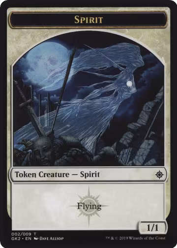 Spirit (002) // Spirit (010) Double-Sided Token (2 // 10), Ravnica Allegiance: Guild Kits — Magic card price