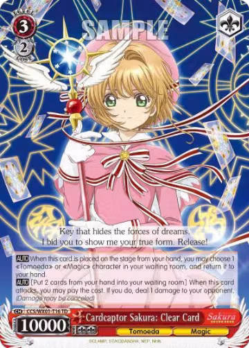 Cardcaptor Sakura: Clear Card (CCS/WX01-T16 TD), Cardcaptor Sakura: Clear Card — Weiß Schwarz card price