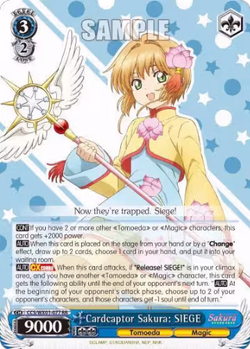 Cardcaptor Sakura: SIEGE (CCS/WX01-077 RR), Cardcaptor Sakura: Clear Card — Weiß Schwarz card price