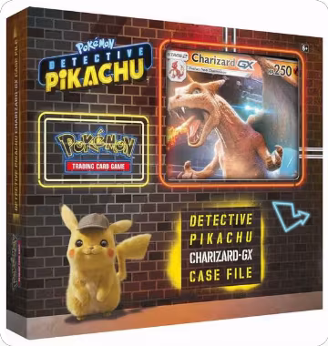 Detective Pikachu: Charizard GX Case File, Detective Pikachu — Pokémon sealed product price