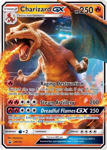Charizard GX - SM195 (SM195), SM Promos — Pokémon card price