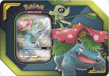 TAG TEAM Tin [Celebi & Venusaur GX], SM - Team Up — Pokémon sealed product price