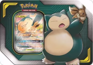 TAG TEAM Tin [Eevee & Snorlax GX], SM - Team Up — Pokémon card price