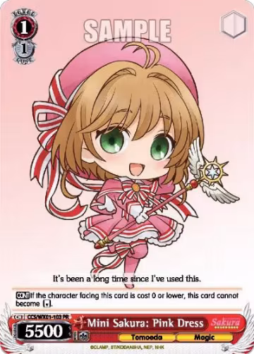 Mini Sakura: Pink Dress (CCS/WX01-103 PR) — card price