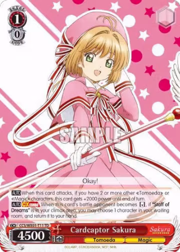 Cardcaptor Sakura (CCS/WX01-T11 TD), Cardcaptor Sakura: Clear Card — Weiß Schwarz card price