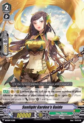 Sunlight Garden's Guide (Spring Fest 2019) (BSF2019/VGS01), Bushiroad Event Cards — Vanguard card price