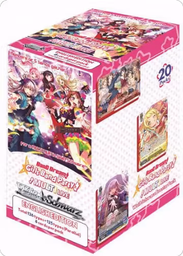 BanG Dream! Girls Band Party! MULTI LIVE Booster Box, BanG Dream! Girls Band Party! MULTI LIVE — Weiß Schwarz sealed product price