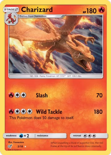 Charizard (5/18) — card price