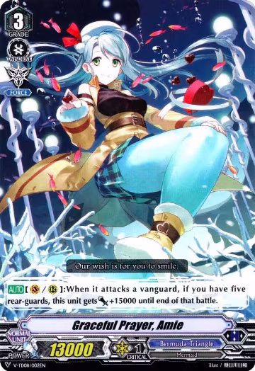 Graceful Prayer, Amie (V-TD08/002EN), V-TD08: Schokolade Melody — Vanguard card price