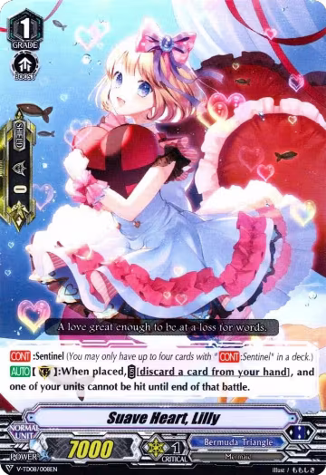 Suave Heart, Lilly (V-TD08/008EN), V-TD08: Schokolade Melody — Vanguard card price