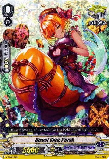 Direct Sign, Pursh (RRR Foil) (V-TD08/011EN) — card price
