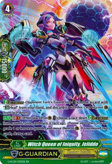Witch Queen of Iniquity, Jeliddo (G-RC02/035EN), G-RC02: Revival Collection — Vanguard card price