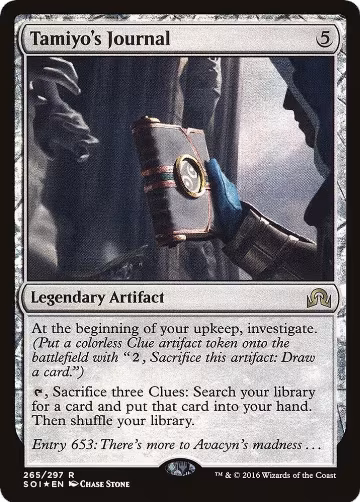 Tamiyo's Journal (Entry 653) (265), Shadows over Innistrad — Magic card price