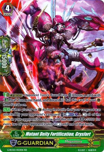 Mutant Deity Fortification, Grysfort (G-RC02/053EN), G-RC02: Revival Collection — Vanguard card price