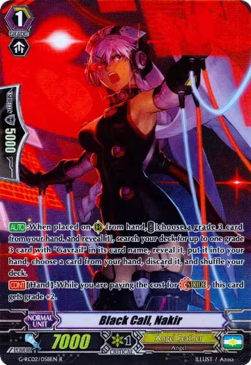 Black Call, Nakir (G-RC02/058EN), G-RC02: Revival Collection — Vanguard card price