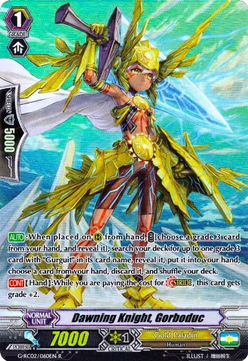 Dawning Knight, Gorboduc (G-RC02/060EN), G-RC02: Revival Collection — Vanguard card price