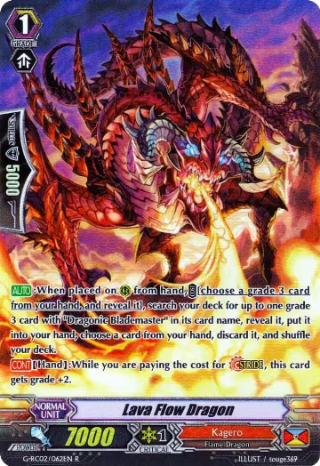 Lava Flow Dragon (G-RC02/062EN), G-RC02: Revival Collection — Vanguard card price