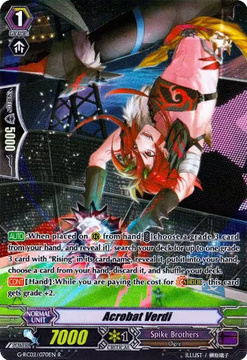 Acrobat Verdi (G-RC02/070EN), G-RC02: Revival Collection — Vanguard card price