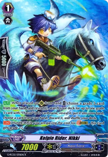 Kelpie Rider, Nikki (G-RC02/076EN), G-RC02: Revival Collection — Vanguard card price