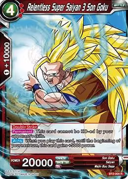 Relentless Super Saiyan 3 Son Goku (Demo Deck Non-Foil) (BT2-004), Union Force — DB Super card price