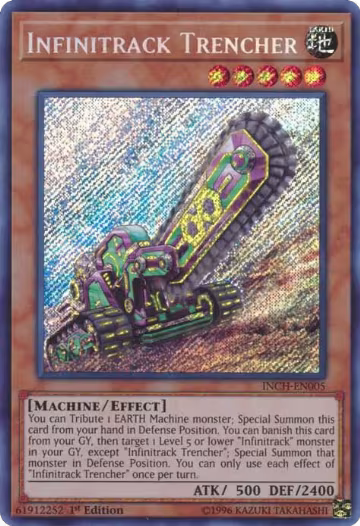 Infinitrack Trencher (INCH-EN005), The Infinity Chasers — Yu-Gi-Oh! card price