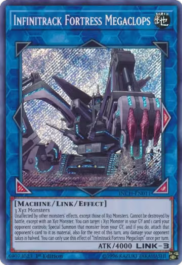 Infinitrack Fortress Megaclops (INCH-EN011), The Infinity Chasers — Yu-Gi-Oh! card price