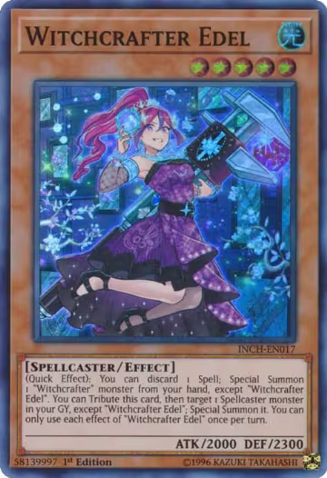 Witchcrafter Edel (INCH-EN017), The Infinity Chasers — Yu-Gi-Oh! card price