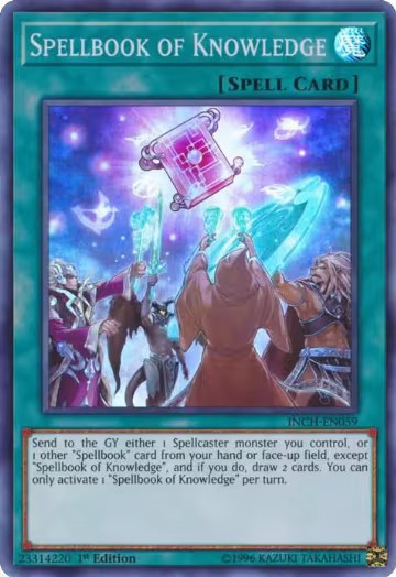 Spellbook of Knowledge (INCH-EN059), The Infinity Chasers — Yu-Gi-Oh! card price