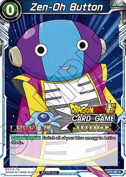Zen-Oh Button (Level 2) (BT2-067), Judge Promotion Cards — DB Super card price