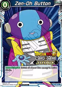 Zen-Oh Button (BT2-067), Judge Promotion Cards — DB Super card price