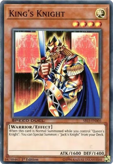 King's Knight (SBLS-EN005), Speed Duel: Arena of Lost Souls — Yu-Gi-Oh! card price