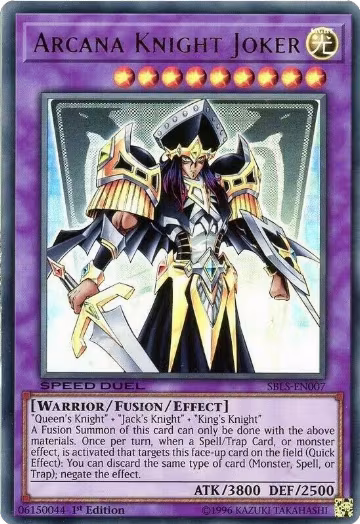 Arcana Knight Joker (SBLS-EN007), Speed Duel: Arena of Lost Souls — Yu-Gi-Oh! card price