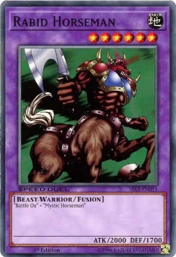 Rabid Horseman (SBLS-EN011), Speed Duel: Arena of Lost Souls — Yu-Gi-Oh! card price