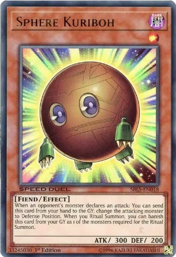 Sphere Kuriboh (SBLS-EN018), Speed Duel: Arena of Lost Souls — Yu-Gi-Oh! card price