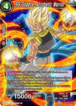 SS Gogeta, Acrobatic Warrior (EX04-01), Expansion Deck Box Set 04: Unity of Saiyans — DB Super card price