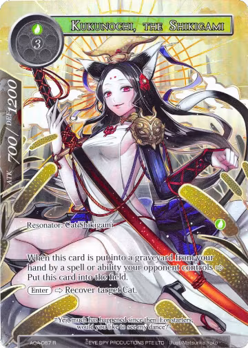 Kukunochi, the Shikigami (Full Art) (AOA-067), Awakening of the Ancients — Force of Will card price