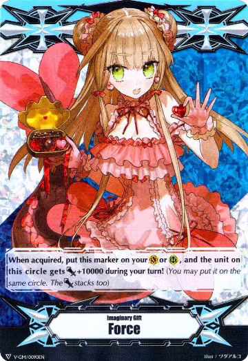 Imaginary Gift [Force] - Choco Love Heart, Liselotte (RRR Foil) (V-GM/0090EN), Gift Markers — Vanguard card price