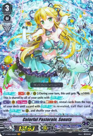 Colorful Pastorale, Sonata (V-EB05/001EN), V-EB05: Primary Melody — Vanguard card price