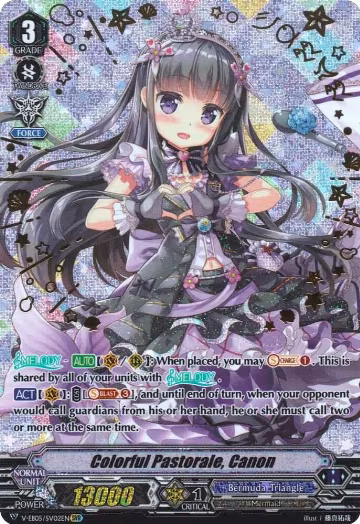 Colorful Pastorale, Canon (SVR) (V-EB05/SV02EN), V-EB05: Primary Melody — Vanguard card price