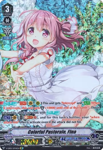 Colorful Pastorale, Fina (SP) (V-EB05/SP04EN), V-EB05: Primary Melody — Vanguard card price