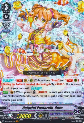 Colorful Pastorale, Caro (V-EB05/005EN), V-EB05: Primary Melody — Vanguard card price