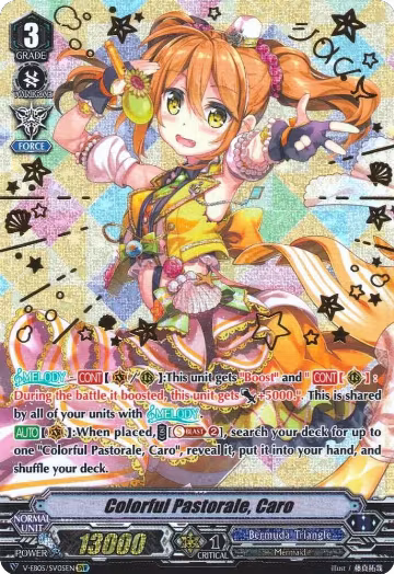 Colorful Pastorale, Caro (SVR) (V-EB05/SV05EN), V-EB05: Primary Melody — Vanguard card price