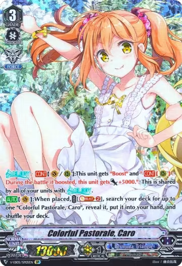 Colorful Pastorale, Caro (SP) (V-EB05/SP05EN), V-EB05: Primary Melody — Vanguard card price