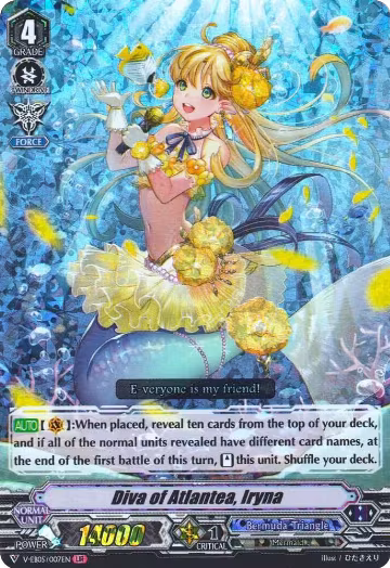 Diva of Atlantea, Iryna (V-EB05/007EN), V-EB05: Primary Melody — Vanguard card price