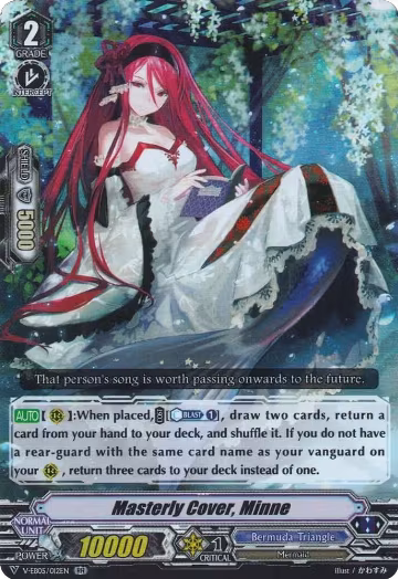 Masterly Cover, Minne (V-EB05/012EN), V-EB05: Primary Melody — Vanguard card price