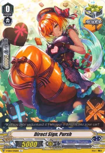 Direct Sign, Pursh (V-EB05/042EN), V-EB05: Primary Melody — Vanguard card price