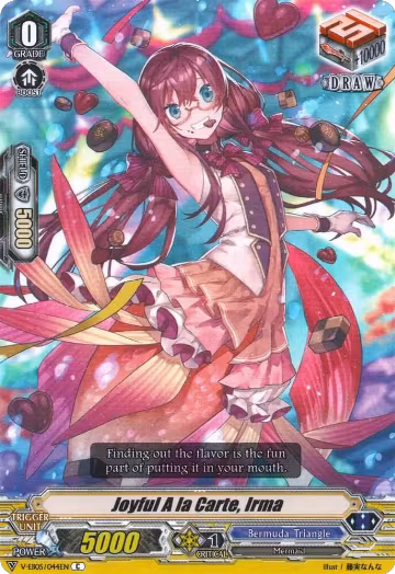 Joyful a la Carte, Irma (V-EB05/044EN), V-EB05: Primary Melody — Vanguard card price