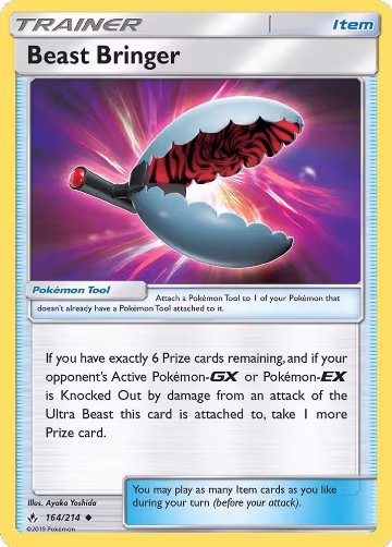 Beast Bringer (164/214), SM - Unbroken Bonds — Pokémon card price