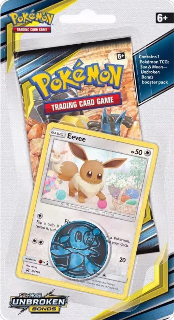Unbroken Bonds Single Pack Blister [Eevee], SM - Unbroken Bonds — Pokémon sealed product price